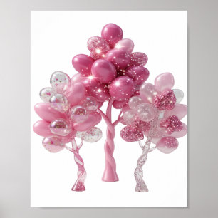 Adorno de árbol de globo plateado de moda Arte de