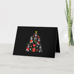 Adorno de árbol de Navidad Schnauzer Perro diverti