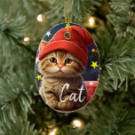 Adorno de cerámica<br><div class="desc">"¡Haz que esta Navidad sea aún más especial con un adorno para colgar en tu árbol personalizado! Crea un recuerdo único que brillará en tu árbol y en tu corazón."</div>