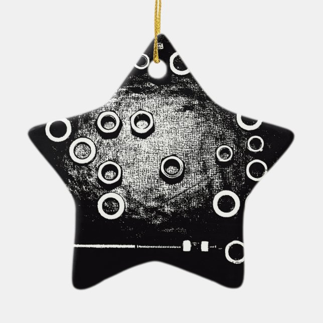 Adorno De Cerámica Вolt y nuez (Frente)