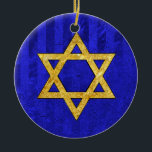 Adorno De Cerámica חֲנֻכָּה de Chanukah Jánuca<br><div class="desc">Ornamento del חֲנֻכָּה de Chanukah Jánuca</div>