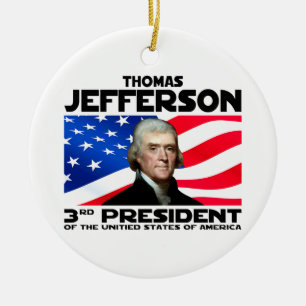 Adorno De Cerámica 03 Thomas Jefferson