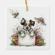 1ª Navidad Hogar Perpetuo, Dálmata, Texto Verde