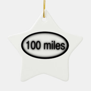 Adorno De Cerámica 100 millas