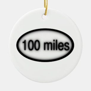Adorno De Cerámica 100 millas