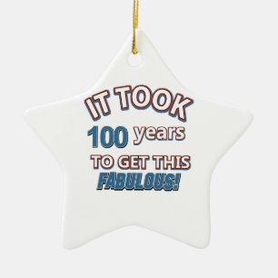 Adorno De Cerámica 100os diseños del cumpleaños del año