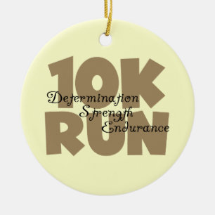 Adorno De Cerámica 10K Run Tan Sports Running