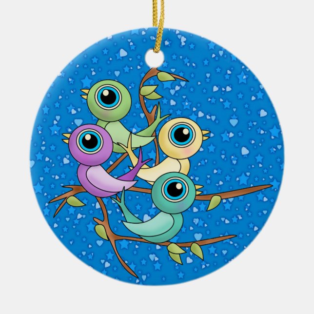 Adorno De Cerámica 12 días de Navidades (Frente)