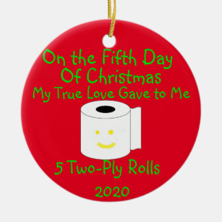 Adorno De Cerámica 12 días de Navidades