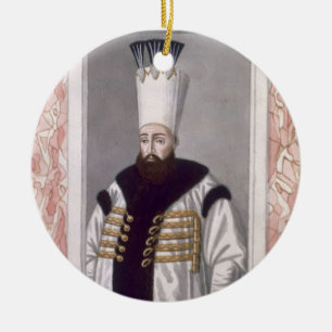 Adorno De Cerámica 1673-1736) sultanes de Ahmed III (1703-30, 'de un