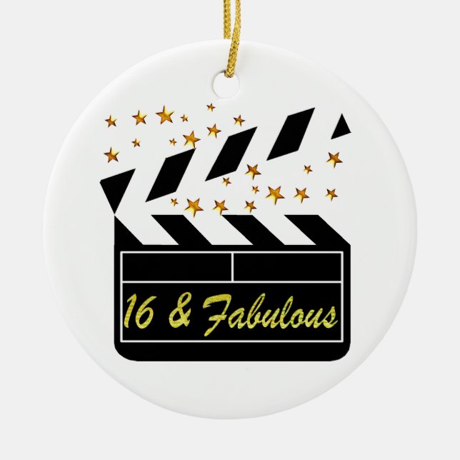 ADORNO DE CERÁMICA 16.ª REINA DE LA PELÍCULA (Frente)