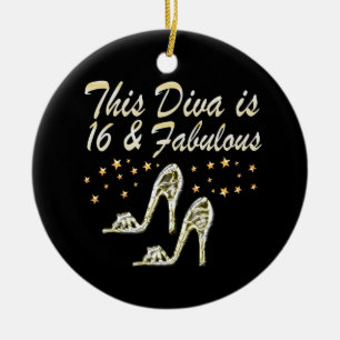 ADORNO DE CERÁMICA 16.ª REINA DE ZAPATOS