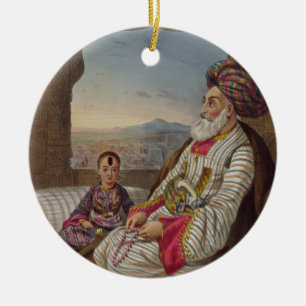 Adorno De Cerámica 1793-1863) reyes de Dost Mahommed (de Caubul y de