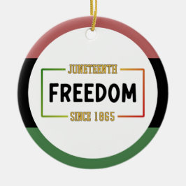 Adorno De Cerámica 18 de junio de 1865 celebrando la libertad de los 