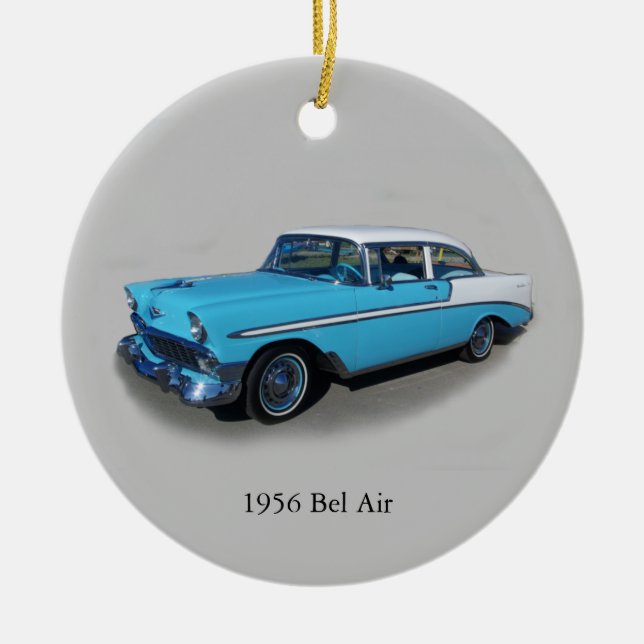 Adorno De Cerámica 1956 Bel Air ornament (Frente)