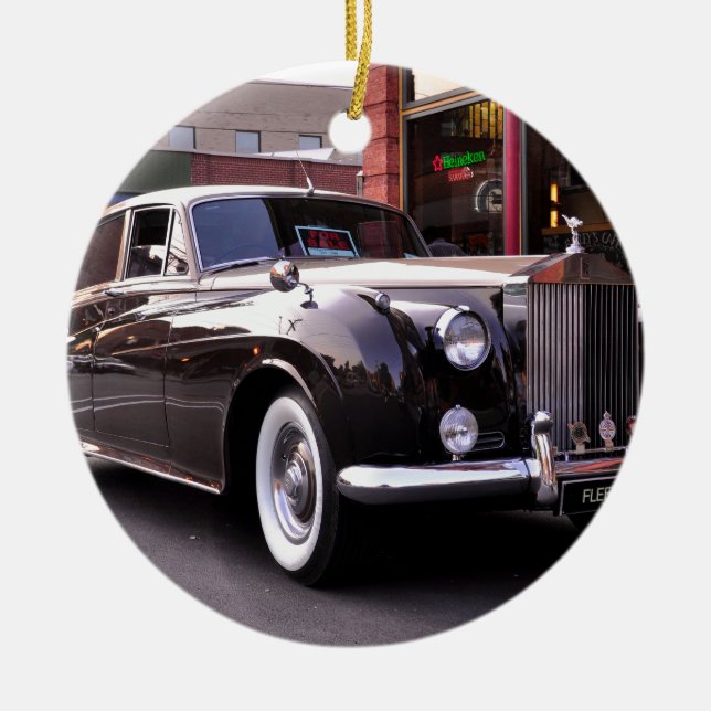 Adorno De Cerámica 1959 obra clásica Rolls Royce (Frente)