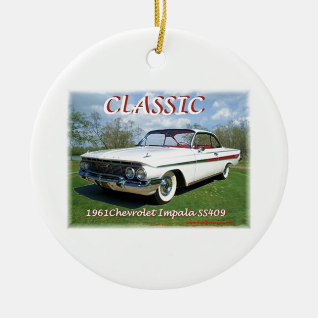 Adorno De Cerámica 1961_Chevrolet_Impala (Frente)