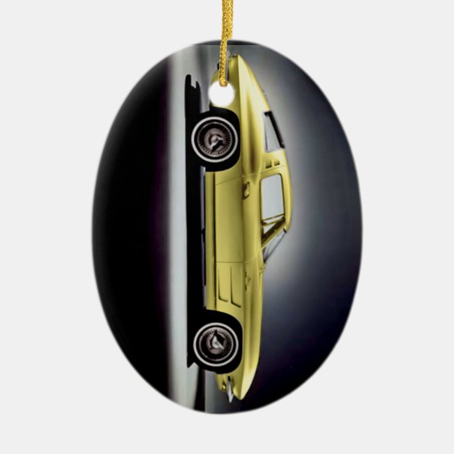 Adorno De Cerámica 1963 Corvette Sting Ray (Frente)