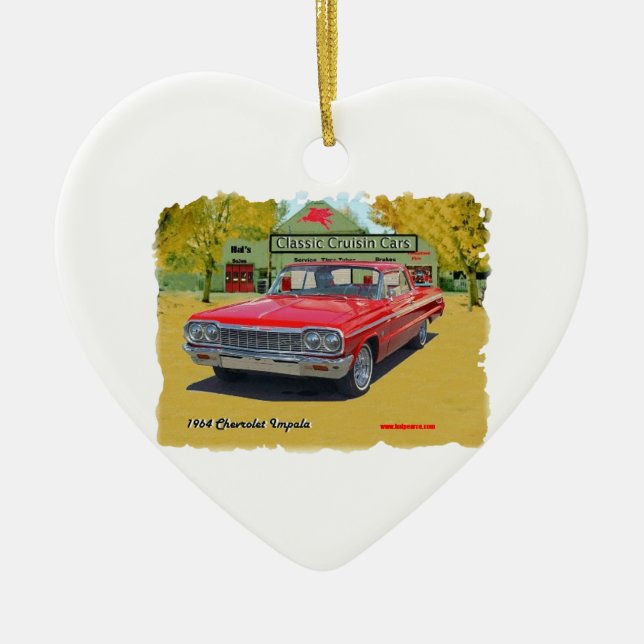 Adorno De Cerámica 1964_Chevrolet_Impala (Frente)