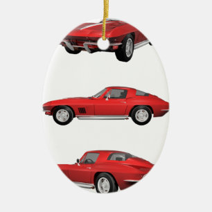 Adorno De Cerámica 1967 Corvette C2