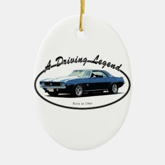ADORNO DE CERÁMICA 1969 AZUL DE CAMARO YENKO