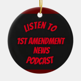 Adorno De Cerámica 1.ª Amenaza de Podcast