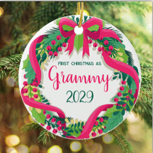Adorno De Cerámica 1.ᵉʳ Navidad como Grammy