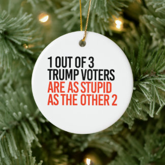 Adorno De Cerámica 1 de cada 3 votantes de Trump