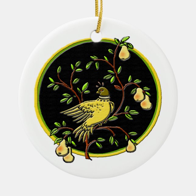 Adorno De Cerámica 1r Día de navidad (Frente)