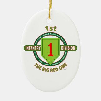 Adorno De Cerámica 1r DIVISIÓN de INFANTERÍA "El ROJO GRANDE UNO "