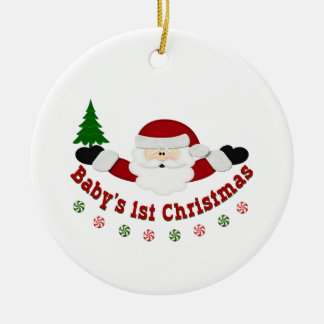 Adorno De Cerámica 1r navidad de Babys
