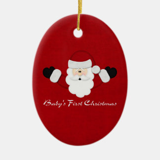 Adorno De Cerámica 1r navidad de Babys