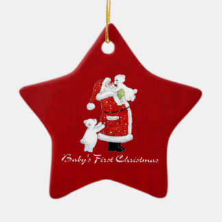 Adorno De Cerámica 1r navidad de Babys