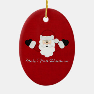 Adorno De Cerámica 1r navidad de Babys