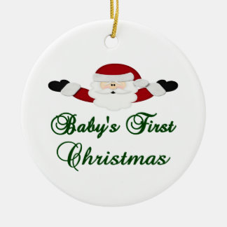 Adorno De Cerámica 1r navidad de Babys