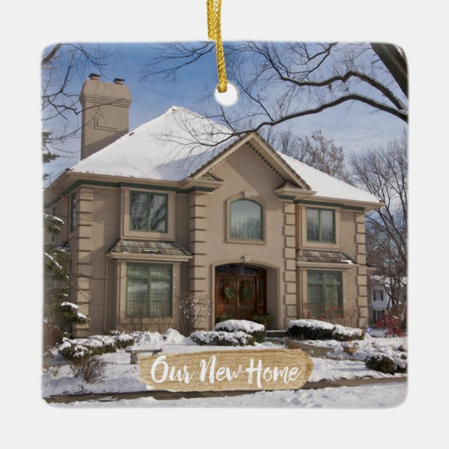 Adorno De Cerámica 1r Navidad en nuevo hogar (Anverso)