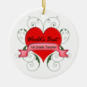 Adorno De Cerámica 1r Profesor del grado