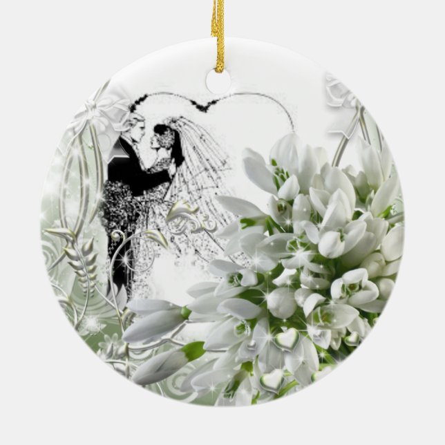 Adorno De Cerámica 1ra boda 3 del año (Atrás)