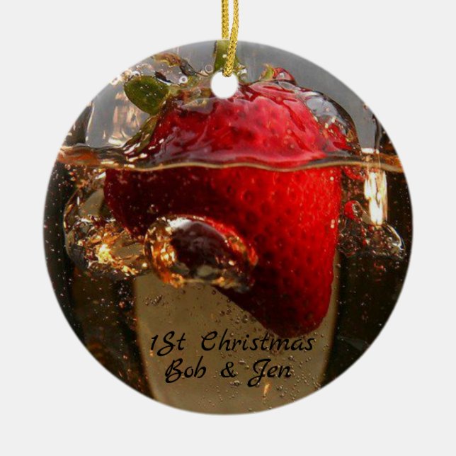 Adorno De Cerámica 1ra boda del año (Frente)