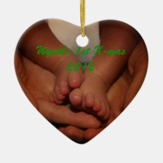 Adorno De Cerámica 1ra Navidad de Wyatt