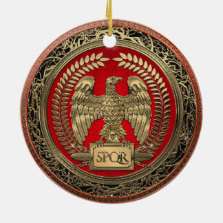 Adorno De Cerámica [200] Águila imperial romana dorada