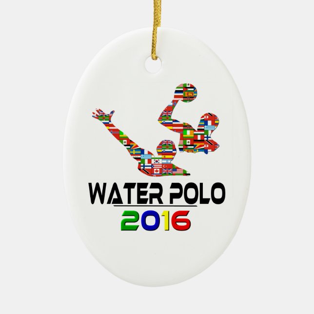 Adorno De Cerámica 2016: Water polo (Frente)