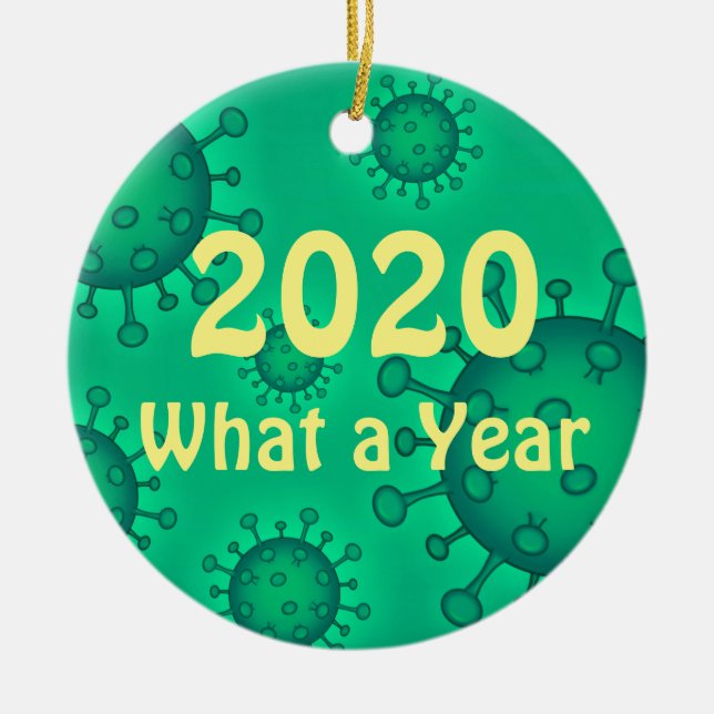 Adorno De Cerámica 2020 qué año (Frente)