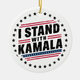 Adorno De Cerámica 2024 Kamala Harris Señora Presidenta Votación USA