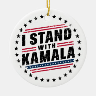 Adorno De Cerámica 2024 Kamala Harris Señora Presidenta Votación USA