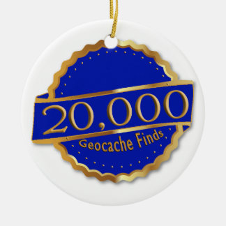 Adorno De Cerámica 20.000 FINDS LOVE GeoCaching AWARD