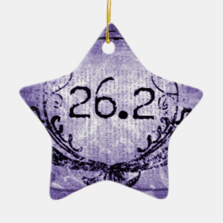 Adorno De Cerámica 26,2 Púrpura del escudo
