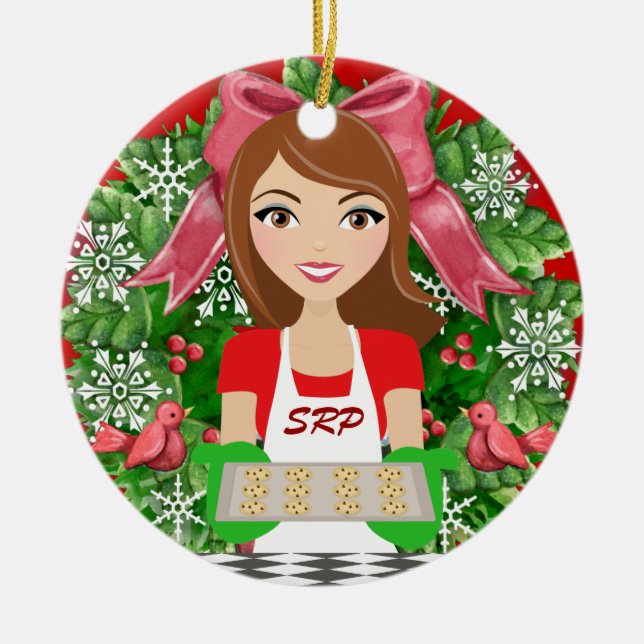 Adorno De Cerámica #2 Cocina / Panadería - SRF (Frente)