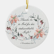 2 Corintios 9:15 Gracias a Dios, Navidades