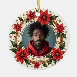 Adorno De Cerámica 2sided Memorial Forever in Bloom